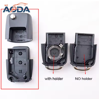 Carcasa de Llave Plegable de 2 Botones para Auto, Repuesto OEM para Llave de VW