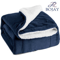 Individuell Bedruckte Flanell Sherpa Fleece Geschenk Decke Grau Decke Luxuriöse Micro Plüsch Decke für Winter Saison