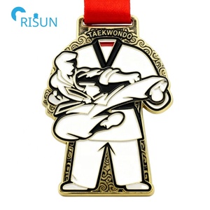Medalla personalizada de pugilismo 3D, lucha de boxeo coreana, artes marciales mixtas, Karate TKD, medallón de Taekwondo, Medalla personalizada de Taekwondo - Product Image 6