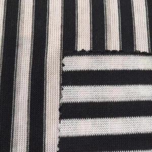 Wholesale Polyester Spandex Stripe <strong>Hacci</strong> Knit <strong>Fabric</strong> for Garment - Product Image 3
