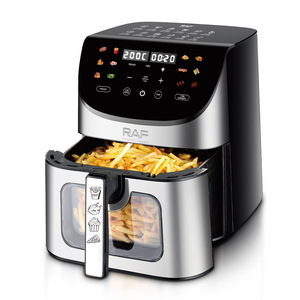 Friteuse à air numérique double cuve au design moderne 8L, sans huile, professionnelle et multifonctionnelle - Product Image 3