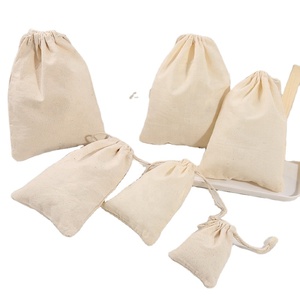 Bolsas de Cordón de Algodón Orgánico Personalizadas al por Mayor para Empaquetado Ecológico - Product Image 1