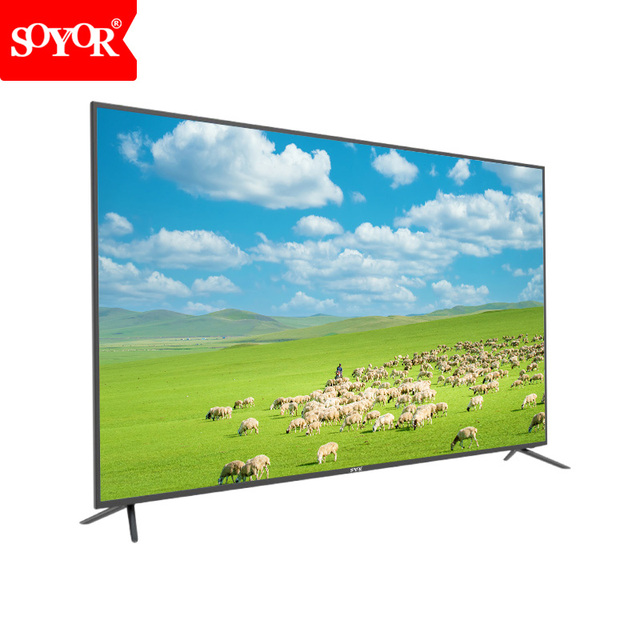 100 Inch 4K Ultra High Definition Smart TV Android14 System Global Languages Anti Shatter Glass QLED Backlight Designed TV