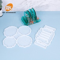 Mubarak — moule de résine époxy en cristal de Silicone, tapis de moulage irrégulier, moule de moulage, artisanat fait à la main, décoration, outil de fabrication de bijoux