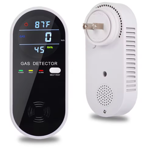 أجهزة كشف الغاز الطبيعي والبروبان 3 في 1 قابلة للتوصيل للمنزل والمركبات الترفيهية، جهاز مراقبة تسرب الغاز القابل للاحتراق للغاز الطبيعي المسال والغاز البترولي المسال والميثان - Product Image 1