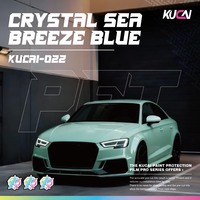 Film de protection de carrosserie automobile KUCAI Crystal SeaBreezeBlue en vinyle de qualité supérieure, résistant aux UV