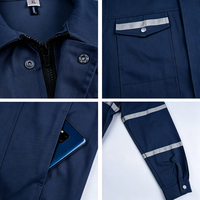 EN20471 Vêtements de travail uniformes de travailleurs de l'industrie minière de la Construction en coton Vêtements de sécurité réfléchissants avec logo personnalisé Chemises de travail haute visibilité
