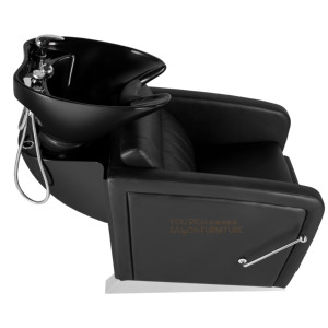 Şampuan sandalye ile seramik kase lavabo toptan fiyat; Şampuan kase ve sandalye saç salonu mobilyası; Yıkama saç sandalye sıcak satış - Product Image 4