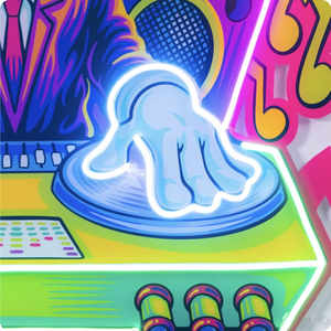 Letreros de neón LED personalizados DJing ilustraciones de neón Logotipo de barra impreso UV acrílico adecuado <span class=keywords><strong>para</strong></span> decoración de pared de fondo de Bar - Product Image 5