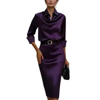 Robes décontractées en gros, blanc, noir, rouge, bleu, abricot, violet, plusieurs tailles, fournisseur OEM ODM
