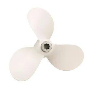 Cánh Quạt nhôm hiệu suất cao 11 1 2x11 <span class=keywords><strong>h</strong></span> cho Yama HA 50-130hp động cơ phía ngoài 15 spline 3 lưỡi với Hub - Product Image 2