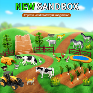 Jouet sensoriel de plage de jeu de simulation personnalisé <span class=keywords><strong>bac</strong></span> <span class=keywords><strong>à</strong></span> <span class=keywords><strong>sable</strong></span> magique Kit de construction <span class=keywords><strong>bac</strong></span> sensoriel jouet de plage - Product Image 6