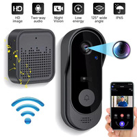 Interphone vidéo intelligent pour la maison, sonnette WiFi avec application mobile, réception à distance, notification rapide