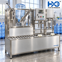 Machine semi-automatique 3-en-1 haute performance pour le lavage, le remplissage et le bouchage de bouteilles – Idéale pour les usines d'eau pure minérale et les ateliers d'eau en fût