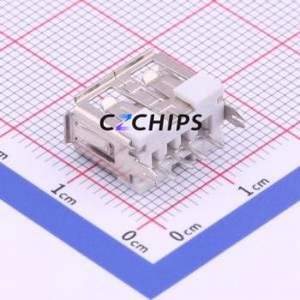 U-A-24DD-Y-6 USB Connector Through hole Component (THT) Connector Type-A USB 2.0 Female Through Hole - Product Image 2