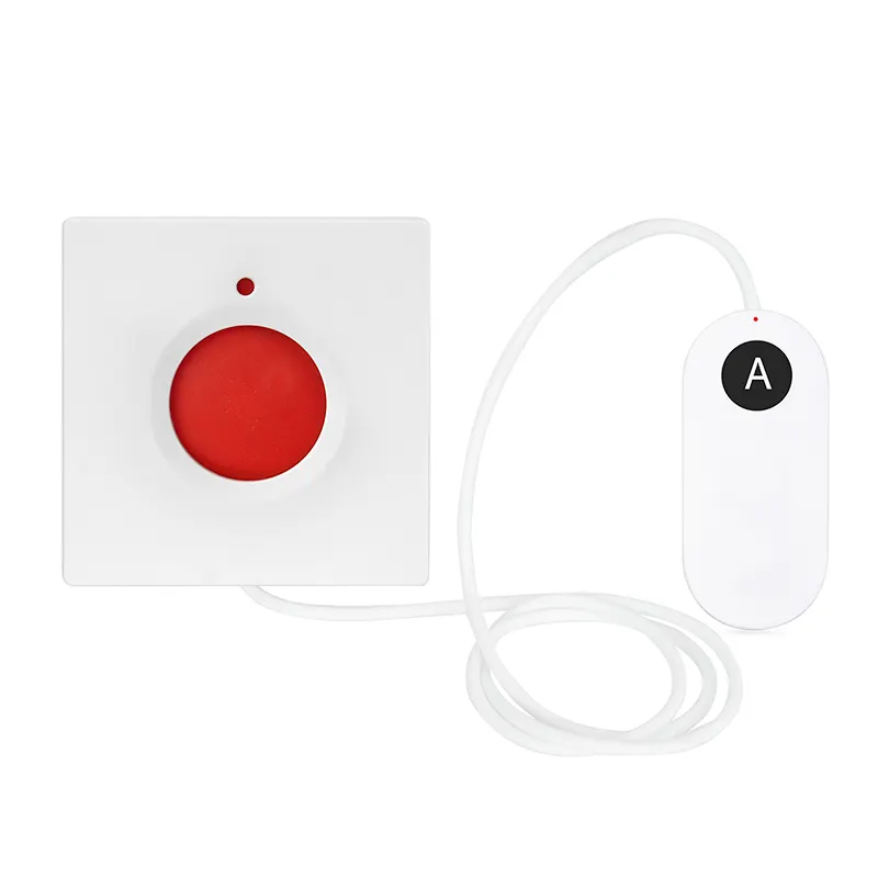 High Quality Wireless SOS Alarm Portable button IP 68 waterproof enclosure lanyard Emergency Calling housing