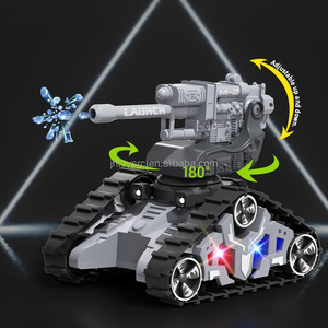 Camion Missile RC Multifonctionnel 2.4G 10 Canaux avec Tir de Bombes d'Eau, Dérapage Latéral, Pulvérisation de Brume, Marche Diagonale et Lumières LED - Product Image 2