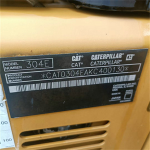 Mini-excavatrices compactes d'<span class=keywords><strong>occasion</strong></span> Caterpillar CAT304E <span class=keywords><strong>à</strong></span> queue courte, 4 tonnes, CAT304, durables, pour fermes et usage domestique, excavatrice d'<span class=keywords><strong>occasion</strong></span> - Product Image 6