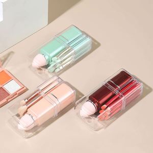 Juego de Brochas de Maquillaje Retráctiles 8 en 1 de Alta Calidad LUMA, Brochas Cosméticas Multifuncionales Mini con Estuche Portátil - Product Image 5