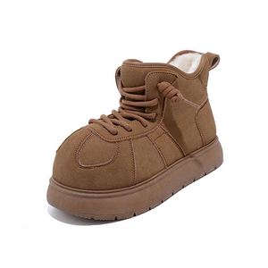 Botas de Invierno Unisex de Nuevo Estilo, Transpirables, Antideslizantes, con Suela de Goma Gruesa y Superficie de Gamuza para Mayor Calidez y Comodidad - Product Image 6