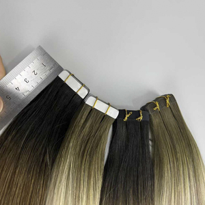 Großhandel Tape-In Haarverlängerungen Nahtlos Unsichtbar Doppelt Gezogen Remy Tape-In Haarverlängerungen 100% Echthaar - Product Image 5