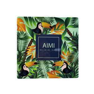 Plato cuadrado de melamina para <span class=keywords><strong>pasta</strong></span> de alta calidad de 8 pulgadas, diseño moderno con estándares personalizados, platos de cena duraderos - Product Image 2