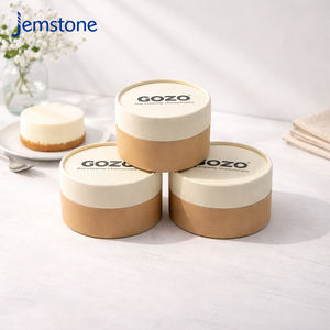 Hot Sale Recyclable Food Grade Baking Cake <b>Dessert</b> Cardboard Paper Cylinder Packaging Oven Safe Cheesecake Kraft Paper Tube - Product Image 2