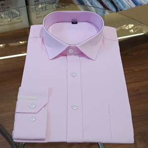 Vendita all'ingrosso calda di lusso <span class=keywords><strong>Slim</strong></span> <span class=keywords><strong>Fit</strong></span> camicia da <span class=keywords><strong>uomo</strong></span> manica lunga Casual formale ufficio camicie di cotone per gli uomini - Product Image 5