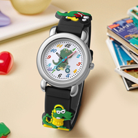 WJ-11486 gros dessin animé modèle enfants Silicone StrapWatch mignon enfant Quartz montre-bracelet Stock enfant montre-bracelet présent