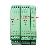 Transmitter Suhu RTD 4-20mA 0-10V Isolator Sinyal 1 Masuk 2 Keluar 2 Masuk 2 Keluar Transduser Suhu Resistansi Termal