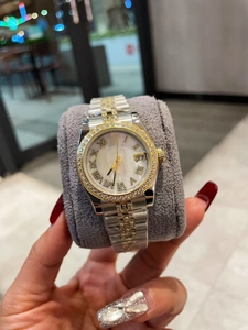 <b>Top</b>-tier designer luxury diamond-encrusted zirconia brand automatic mechanical watch - 40mm sapphire <b>crystal</b> with hands - Product Image 6