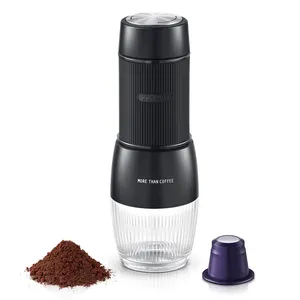 ZZUOM Fit kapsüller taşınabilir kahve makinesi mutfak ofis seyahat Mini kahve makinesi için geçerli
