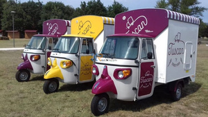 Tricycle électrique à trois roues, <span class=keywords><strong>chariot</strong></span> de vente de snacks, remorque mobile de camion de restauration de petit-déjeuner, 3 roues - Product Image 2