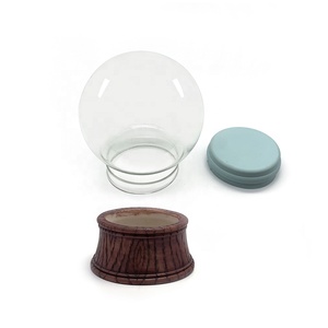 Palla di neve vuota in vetro fai-da-te con base in legno per la <span class=keywords><strong>riparazione</strong></span> - Product Image 4