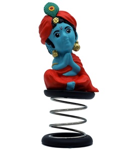 Bhakti Krishna, Adorno Decorativo de Plástico en Tono Azul para el Tablero del Auto y el Templo del Hogar, Estilo Primaveral, para Decoración del Hogar - Product Image 1
