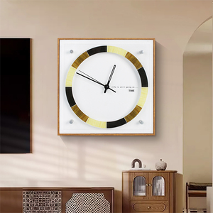 Decoración moderna del hogar de lujo 30*30cm acrílico <span class=keywords><strong>reloj</strong></span> <span class=keywords><strong>Digital</strong></span> <span class=keywords><strong>Mural</strong></span> Simple silencioso sala de estar cocina Oficina decoración <span class=keywords><strong>reloj</strong></span> - Product Image 1