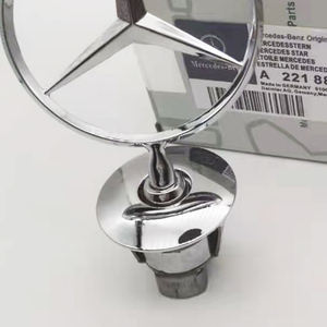 Emblème de <span class=keywords><strong>capot</strong></span> de voiture en alliage de zinc, ornement chromé, badge d'aigle 3D, logo pour les séries C E S W a 2 218800086 - Product Image 4