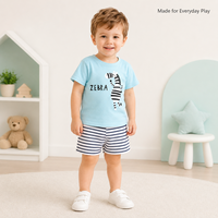 Vêtements d'été pour enfants en gros, 100% coton, ensemble t-shirt et short 2 pièces, tenue de dessin animé pour tout-petits, garçons et filles, en stock