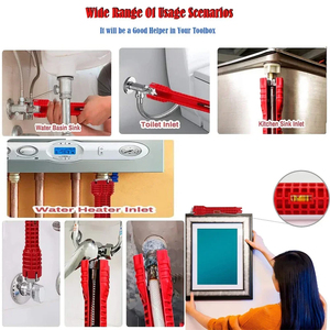 <span class=keywords><strong>Outil</strong></span> de réparation d'évier de cuisine antidérapant 8 en 1, clé d'assemblage de robinet multifonctionnelle pour salle de bain, <span class=keywords><strong>outil</strong></span> multifonctionnel d'installation de plomberie - Product Image 3