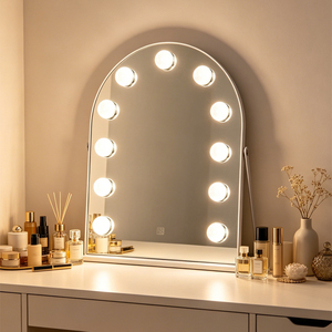 Portable Lighted Adjustable Magnification Illuminated <b>Sensor</b> <b>Bulb</b> Makeup Mirror with <b>Light</b> - Product Image 1