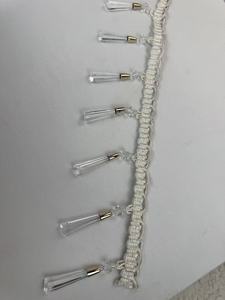 Perles acryliques Baxarama, garniture à franges perlées pour rideaux, tissus d'ameublement, vêtements, textiles de maison, décoration intérieure, modèle Zhejiang - Product Image 5