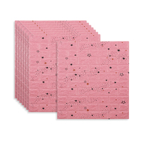 Vente en gros d'autocollants de plafond en PE Autocollant mural en mousse 3d PE Papier peint en PVC Papier peint 3d pour la décoration intérieure
