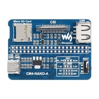 Carte d'extension d'interface USB2.0/CSI AISmartlink Waveshare pour Raspberry Pi CM4, entrée 5V Type A, format CM4