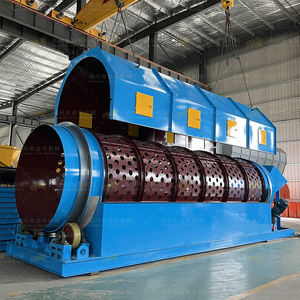 Peralatan Pengomposan <span class=keywords><strong>Rotary</strong></span> Drum Trommel <span class=keywords><strong>Screen</strong></span> untuk Kompos - Product Image 3