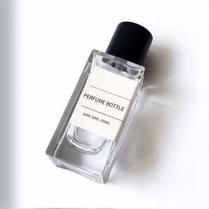 Tùy chỉnh 30ml <span class=keywords><strong>50ml</strong></span> 100ml hình chữ nhật rõ ràng cổ điển chai nước hoa thủy tinh với hộp và nắp bằng gỗ - Product Image 6