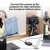 Câble audio-vidéo numérique blindé tressé noir de 1,5 m pour 4K 60Hz haute vitesse, pour appareil photo reflex numérique et ordinateur