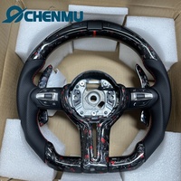 Volant en fibre de carbone forgée avec LED, fourni directement par l'usine, pour BMW F10 F30 F25 F16 F11 F12 F32 F20 F22 F31 F36 F40 F80 F18
