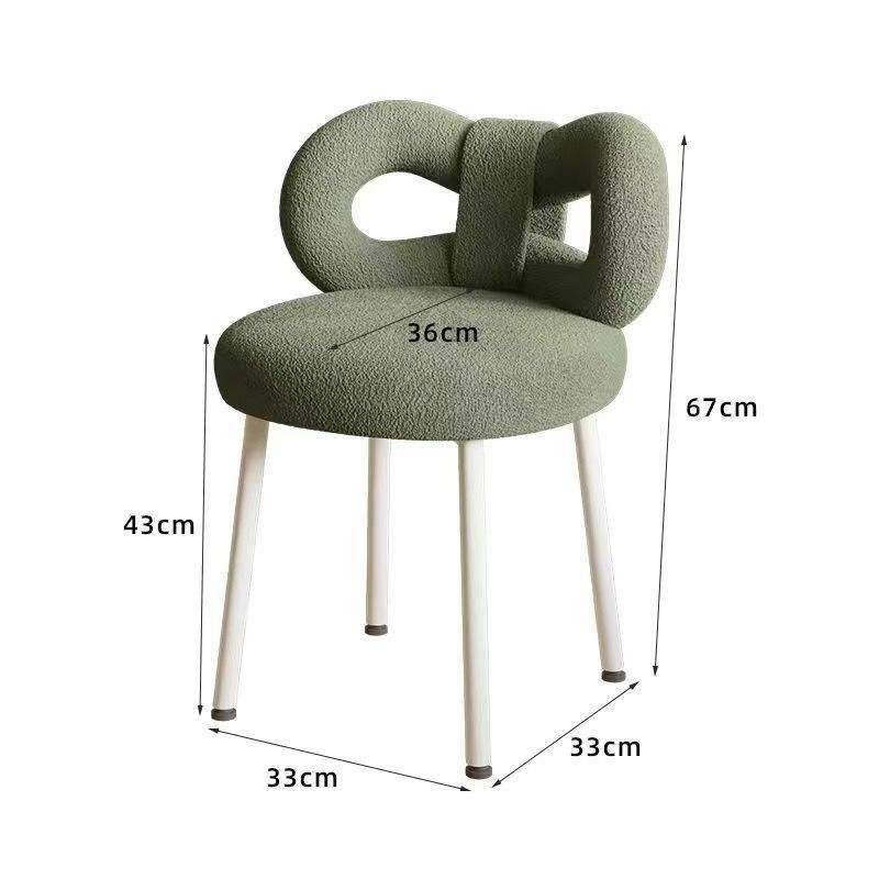 Chaise Papillon [Pieds réglables extra larges] 67 cm Vert