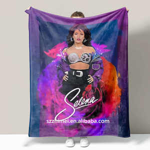 بطانية سيلينا مخصصة بتصميم عصري جديد لعام 2024، بطانية ناعمة من الفلانيل - Product Image 2