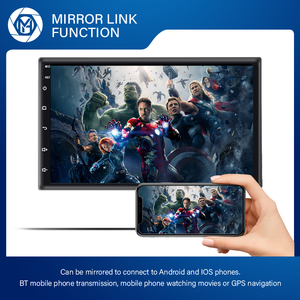 DIN đôi 7 inch GPS navigation Android 2 + 32 GB Wifi BT đài phát thanh xe hỗ trợ loa siêu trầm Xe Video t3l - Product Image 5